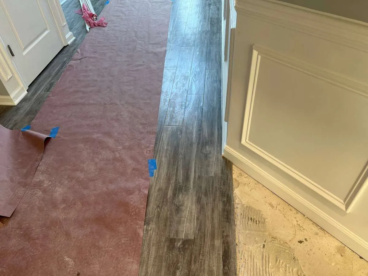 Completed marble shower restoration in Island Park